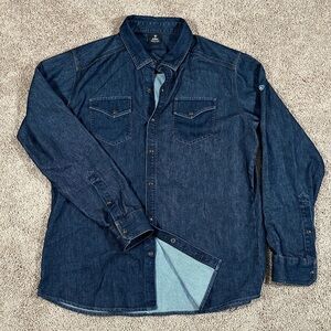 Kuhl Men’s Desperado Pearl Snap Denim Shirt